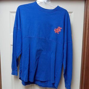 Pressbox Florida Gators Long Sleeve T Shirt Mens S Blue Thumbholes Double Sided